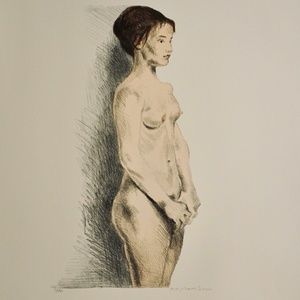 Raphael Soyer Nude Woman (Color)